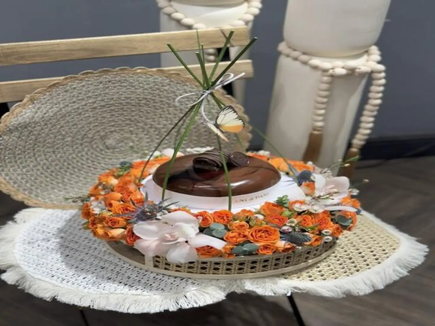 تنسيق كيكة حجم وسط