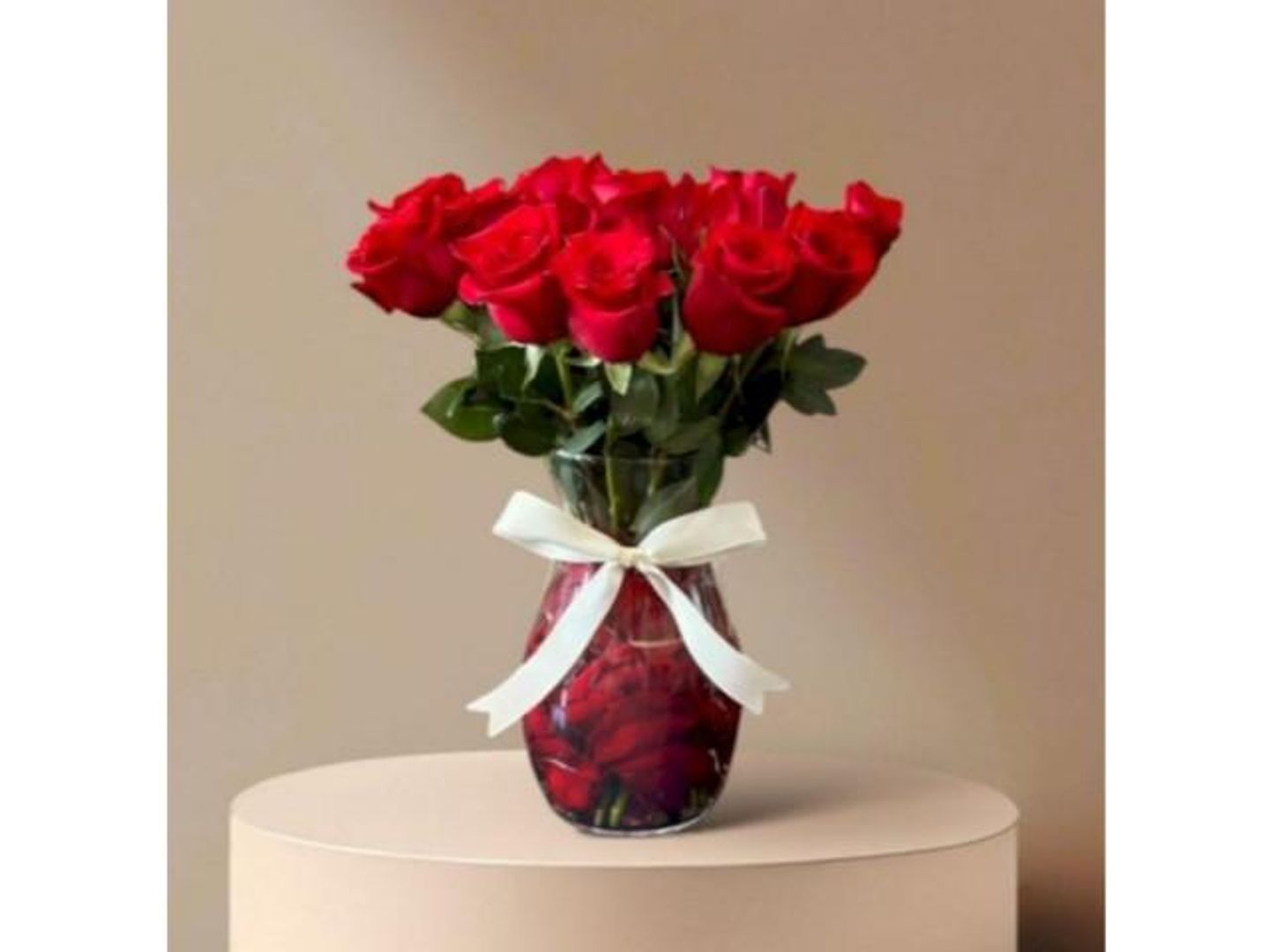 Red Rose Vase