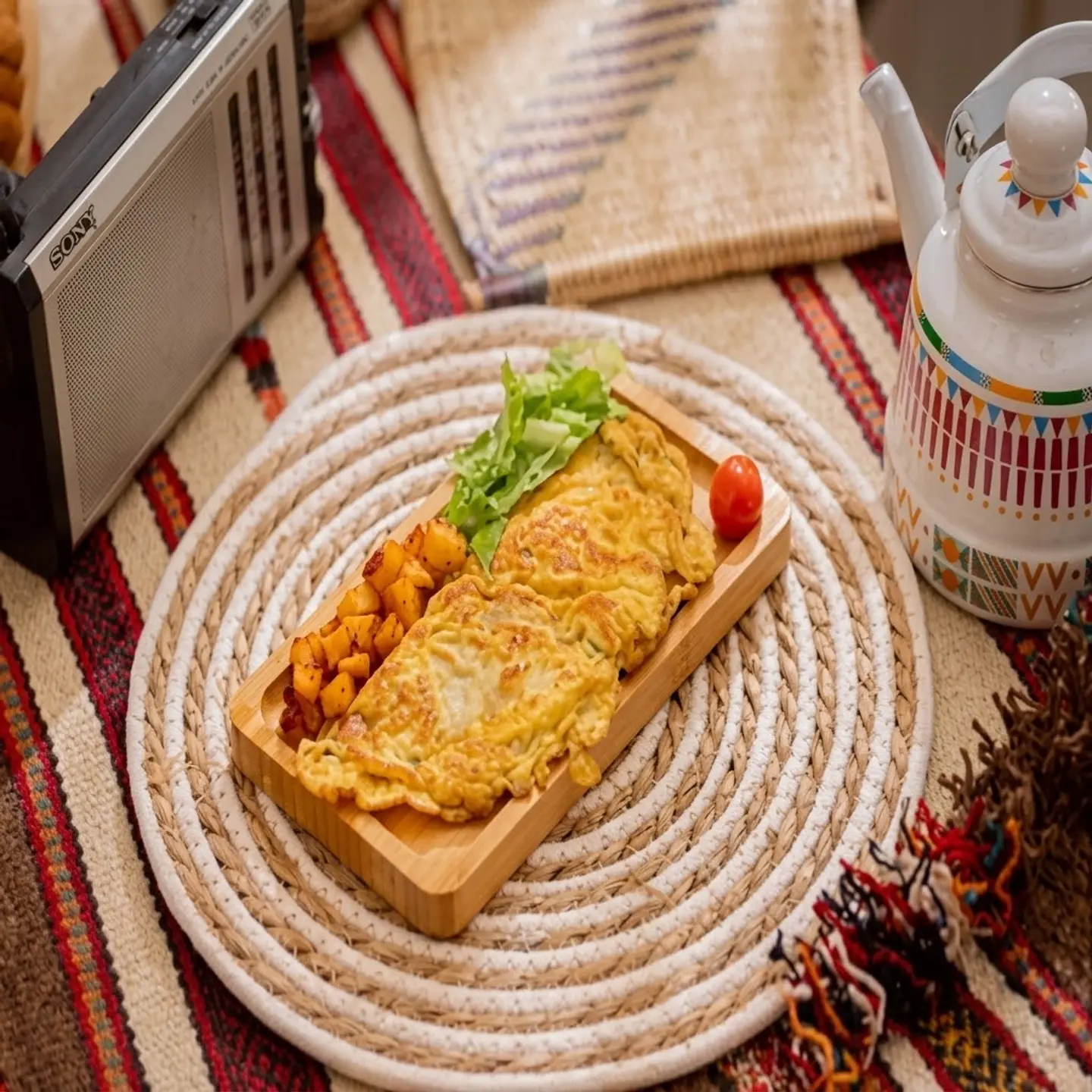 Vegetable & Cheese Omelet