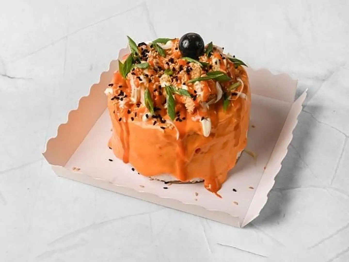 Shrimp Sushi Cake
