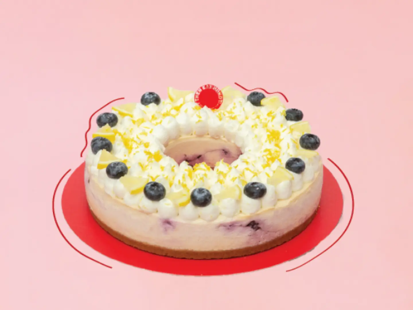 Lemon And Blueberry Cheesecake - Large