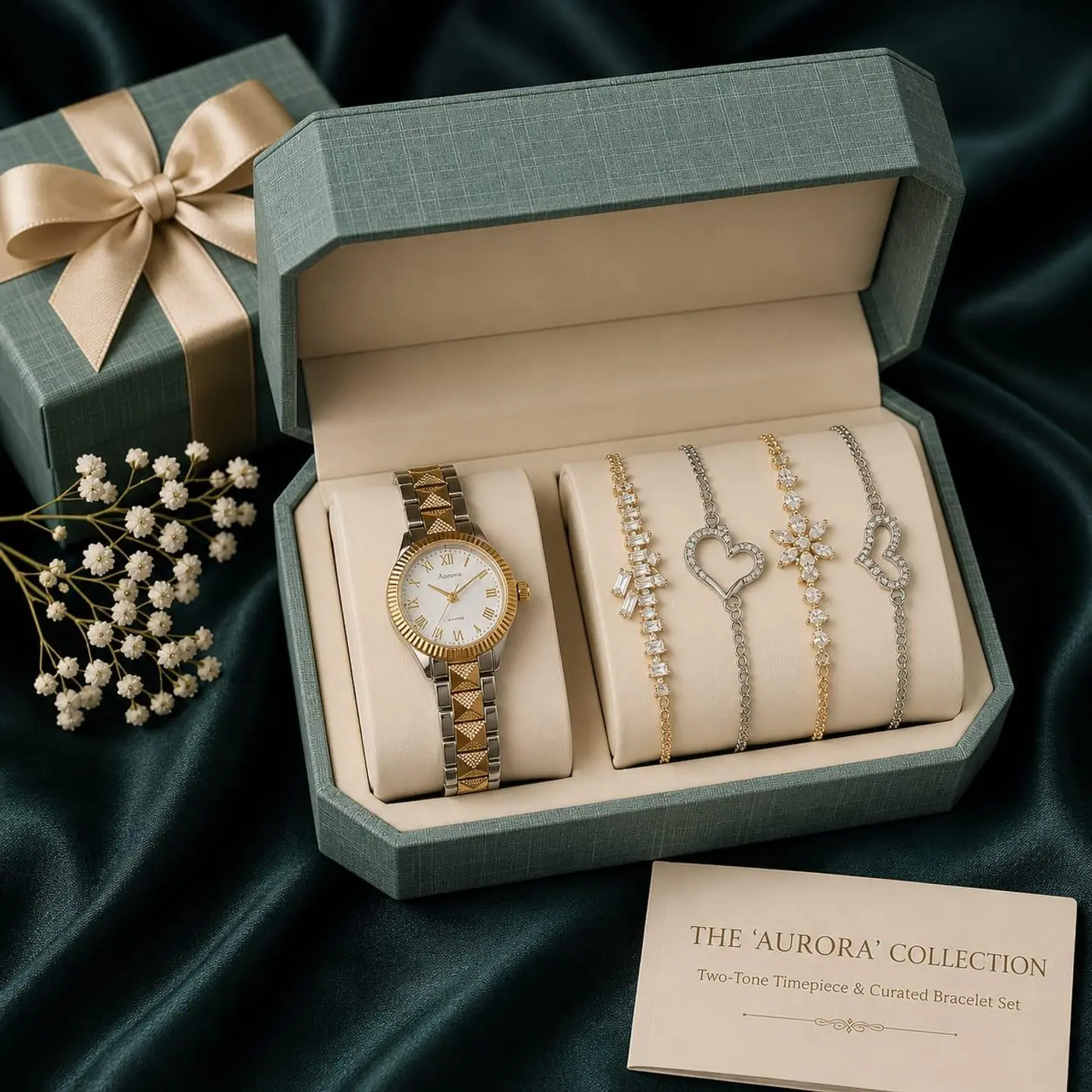 Women's Watch With A Bouquet Of Roses 24
