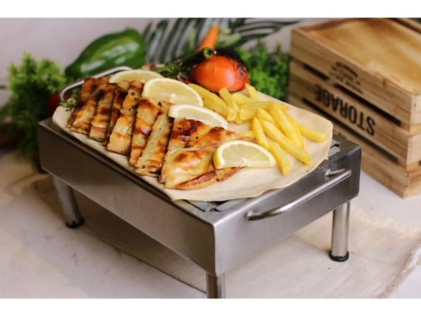 Meat Arais With Cheese