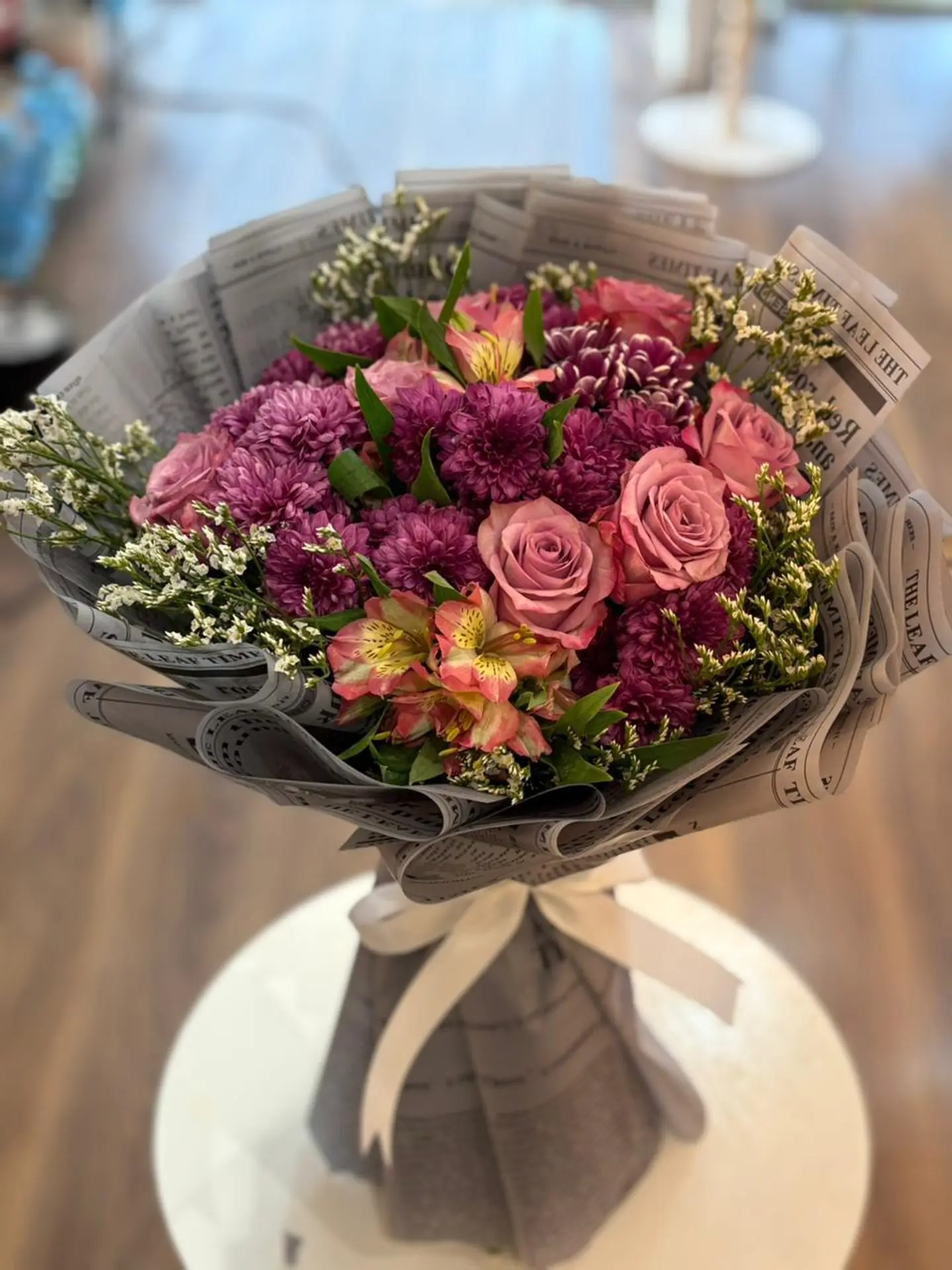 باقة ورد احمر