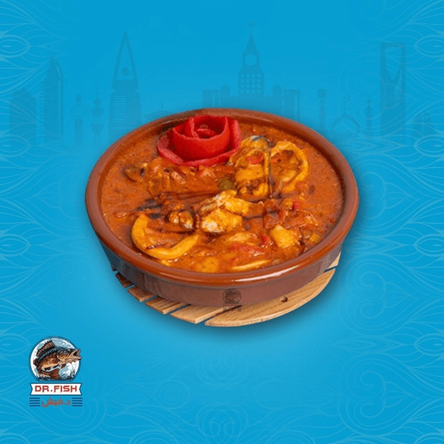Red Mixed Seafood Tagine