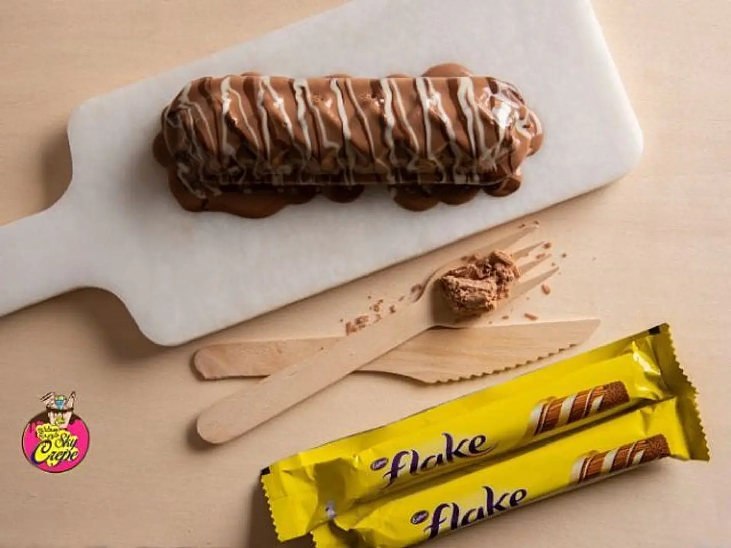 Flake Stuffed Waffle