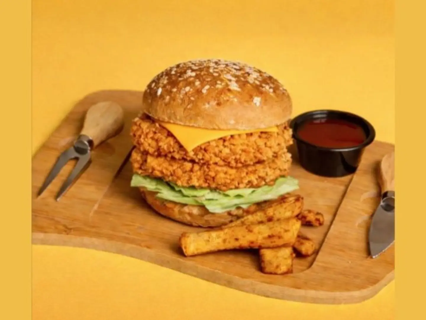 Crispy Spicy Chicken Burger