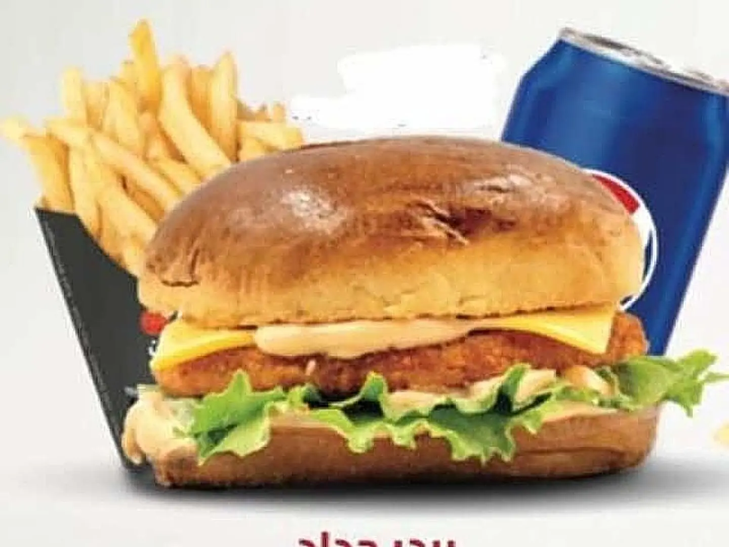 وجبه برجر دجاج