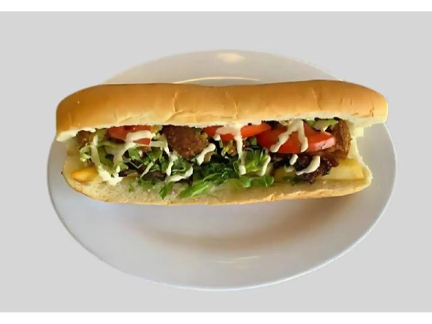 ساندوتش فلافل صامولي مشكل