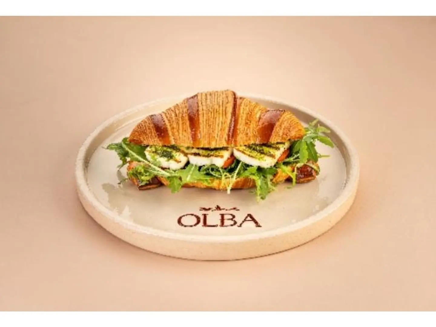 Grilled Halloumi Croissant