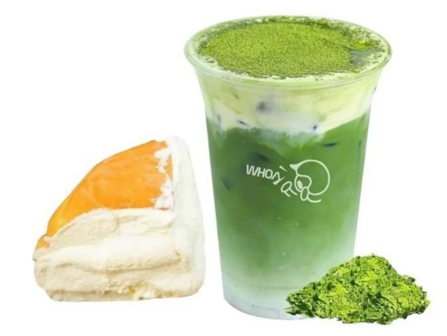 Cloud Matcha With Cloud Cheese Bread