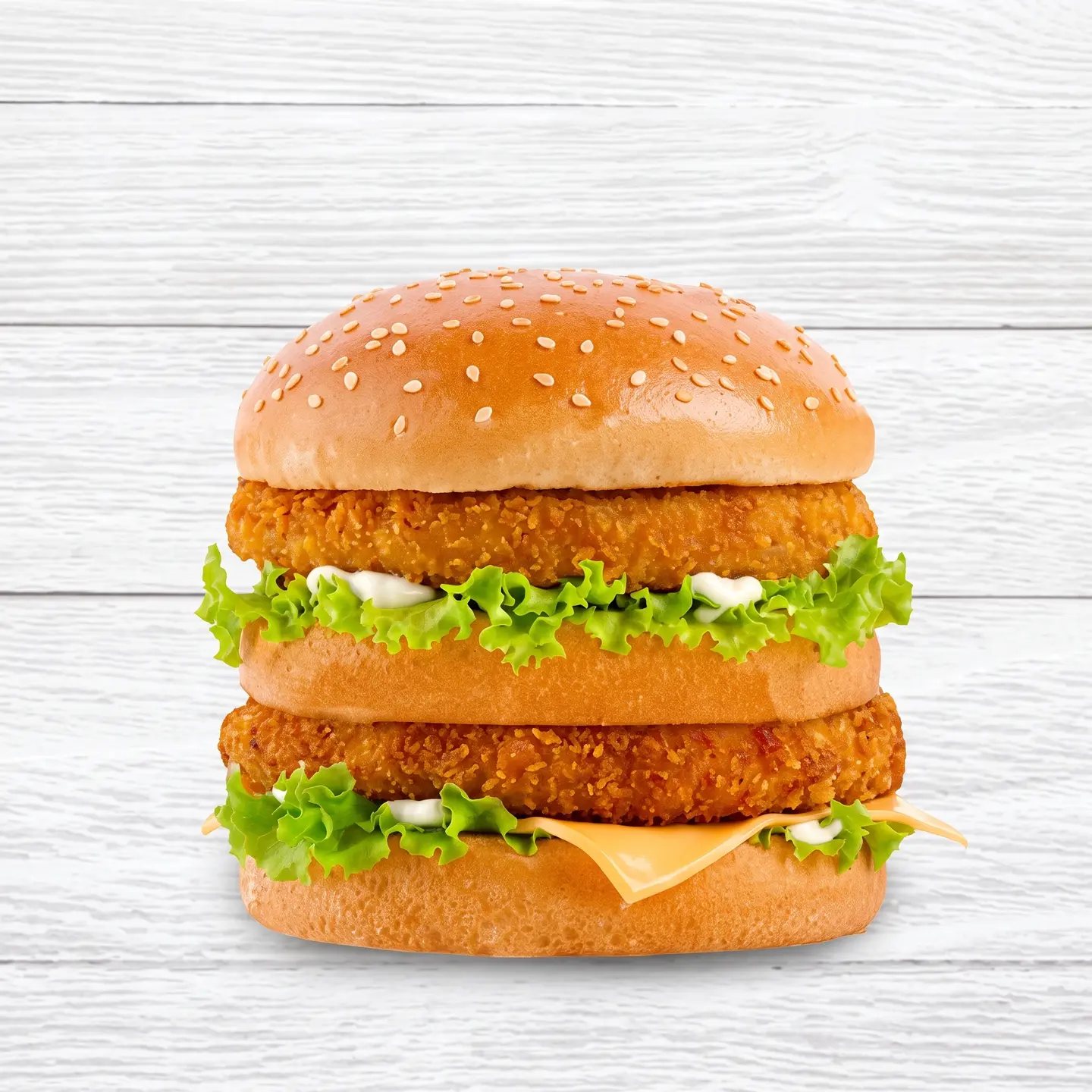 Double Cheese Chicken Burger