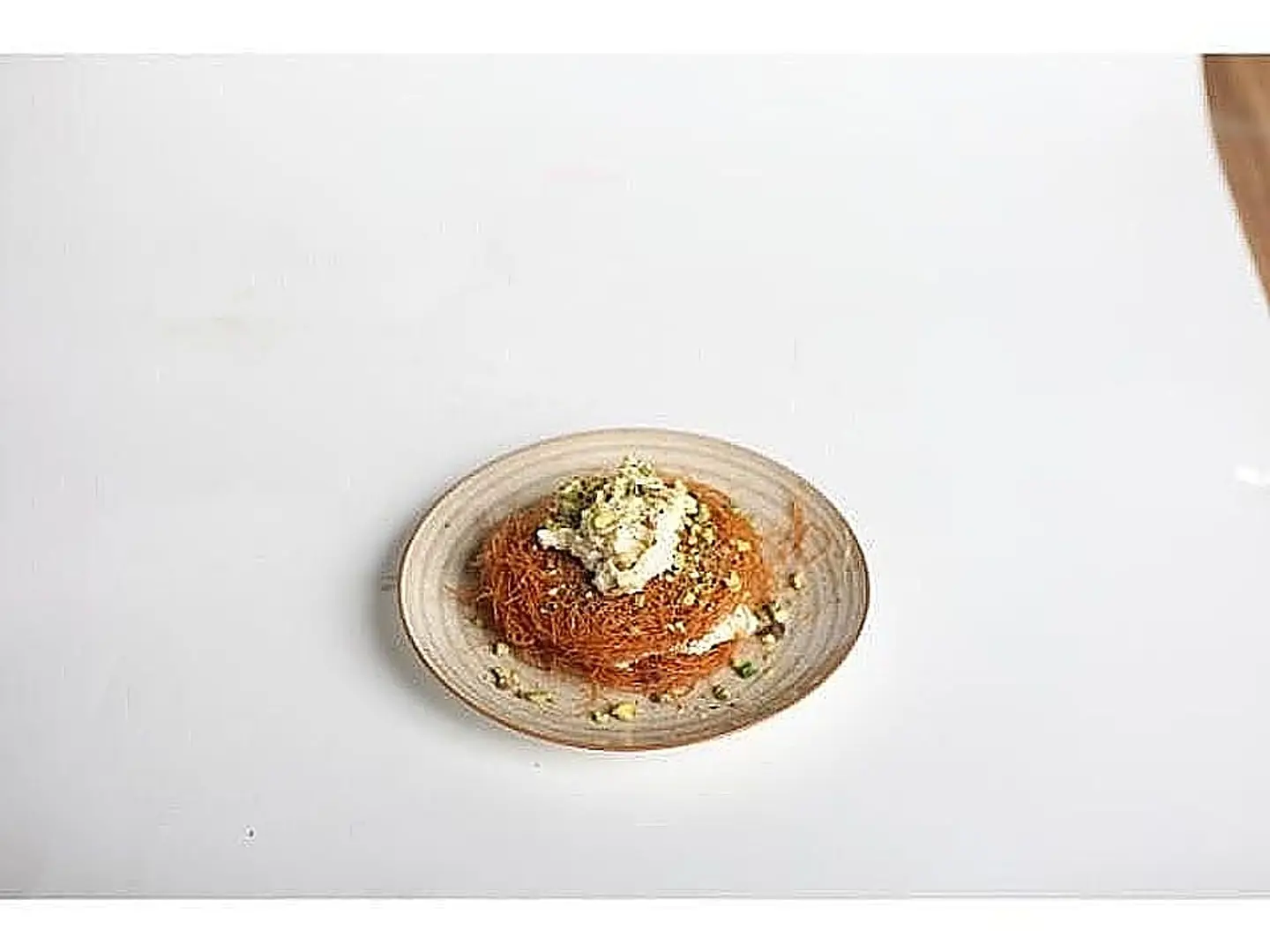 كنافة بالقشطة