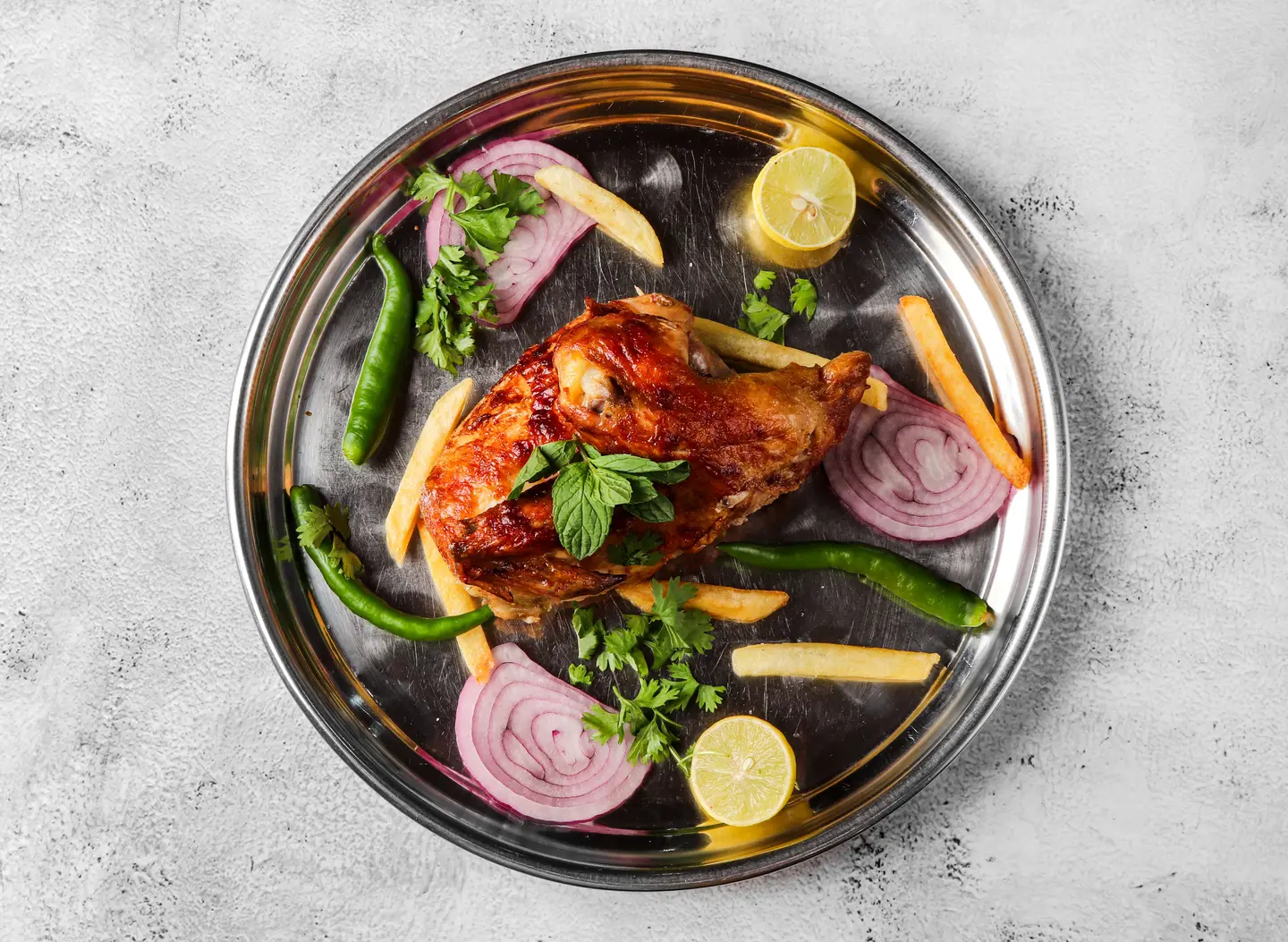 Plain Grilled Whole Chicken