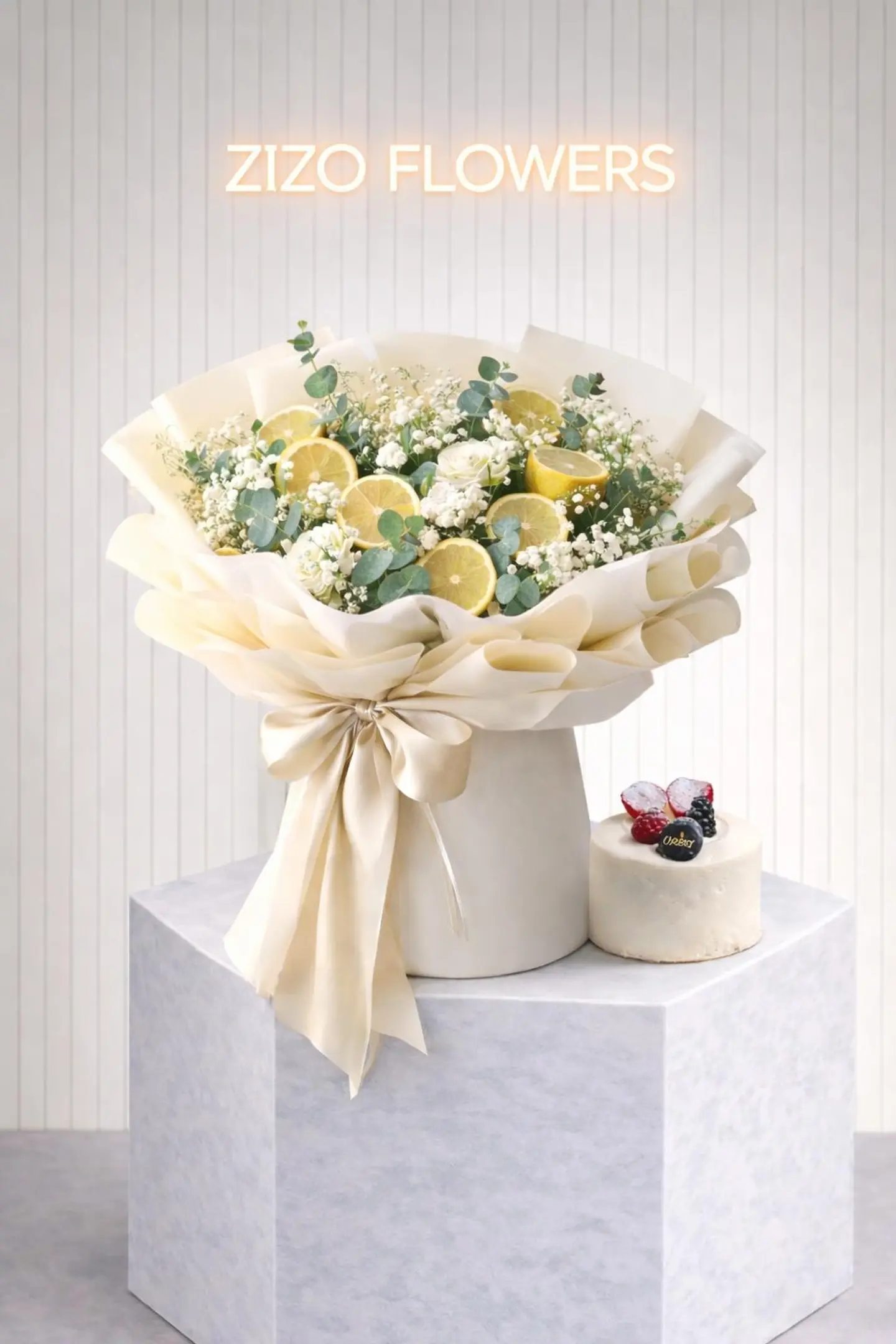 Rose With Kandera Cake 1