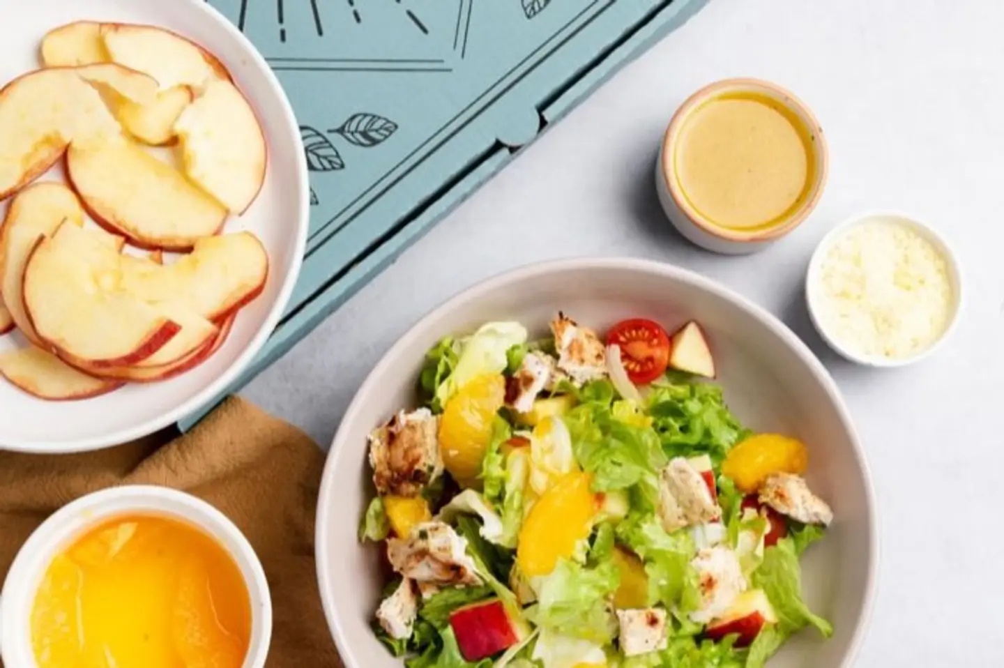 Apple Salad With Chicken