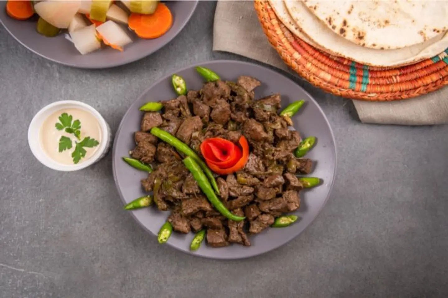 Grilled Liver Platter