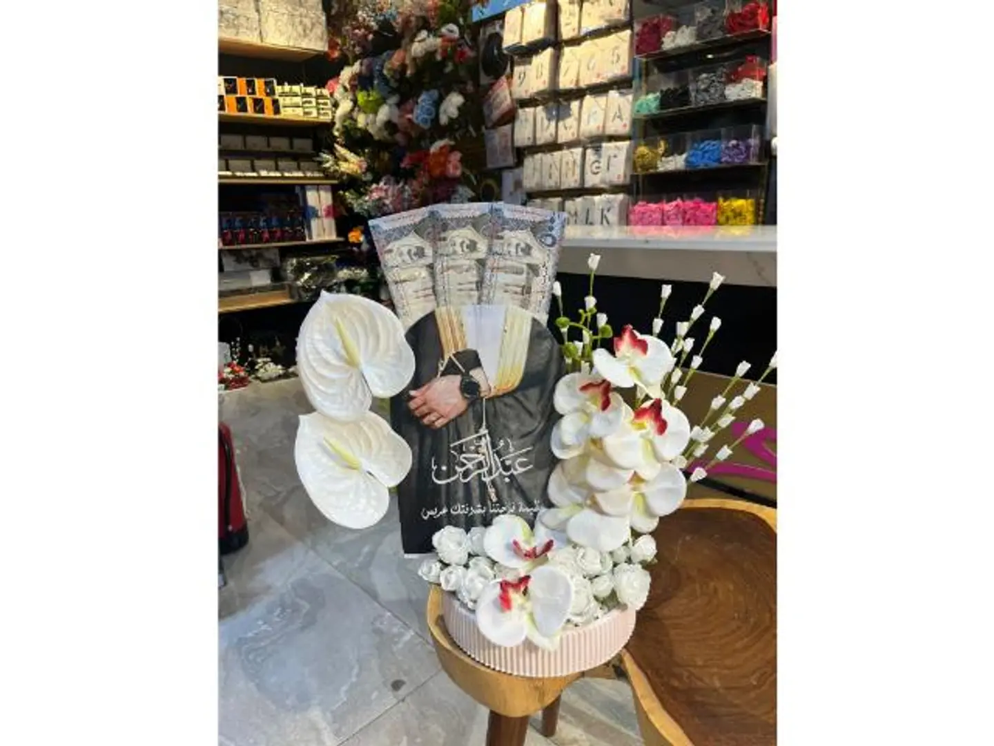 ستاند زواج ورد صناعي٣