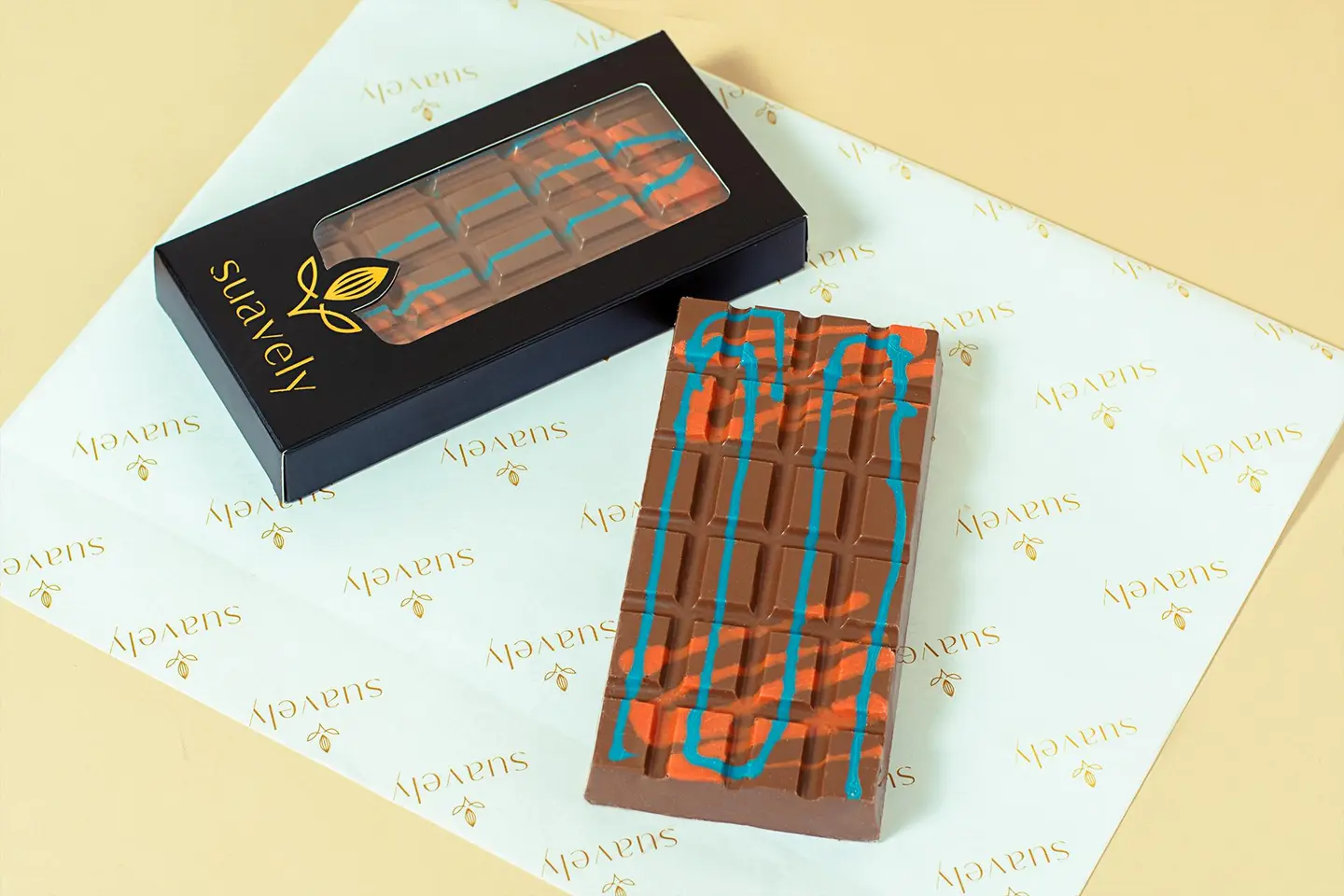 Kunafah Chocolate Bar Large Caramel