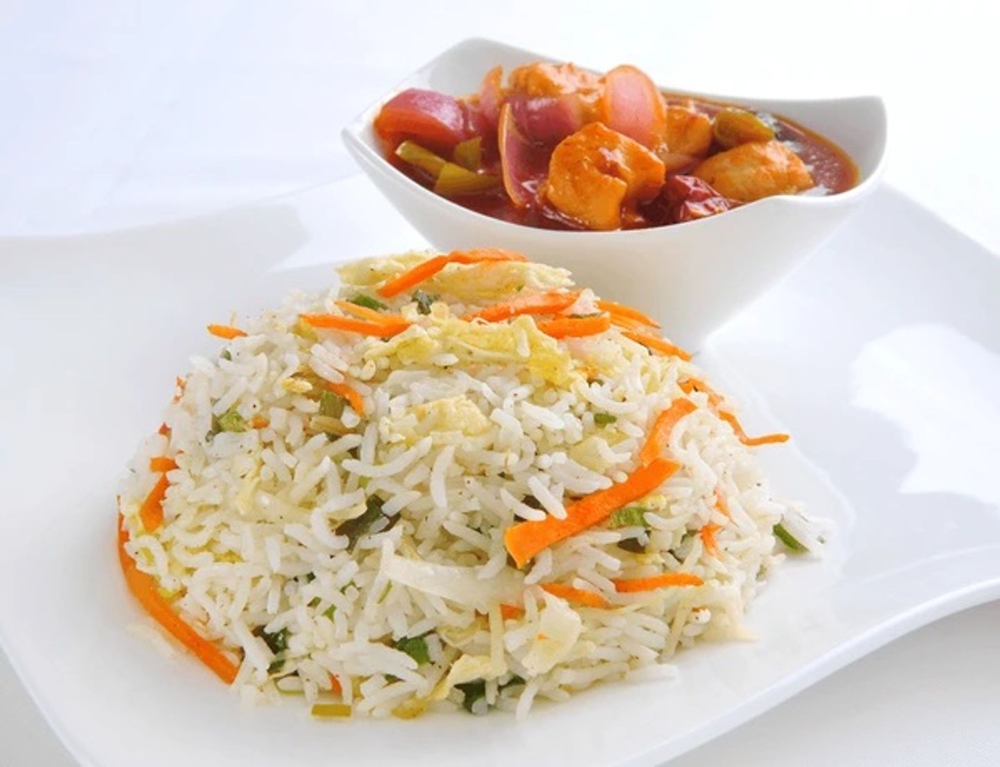 Chicken Shashlik  With Rice