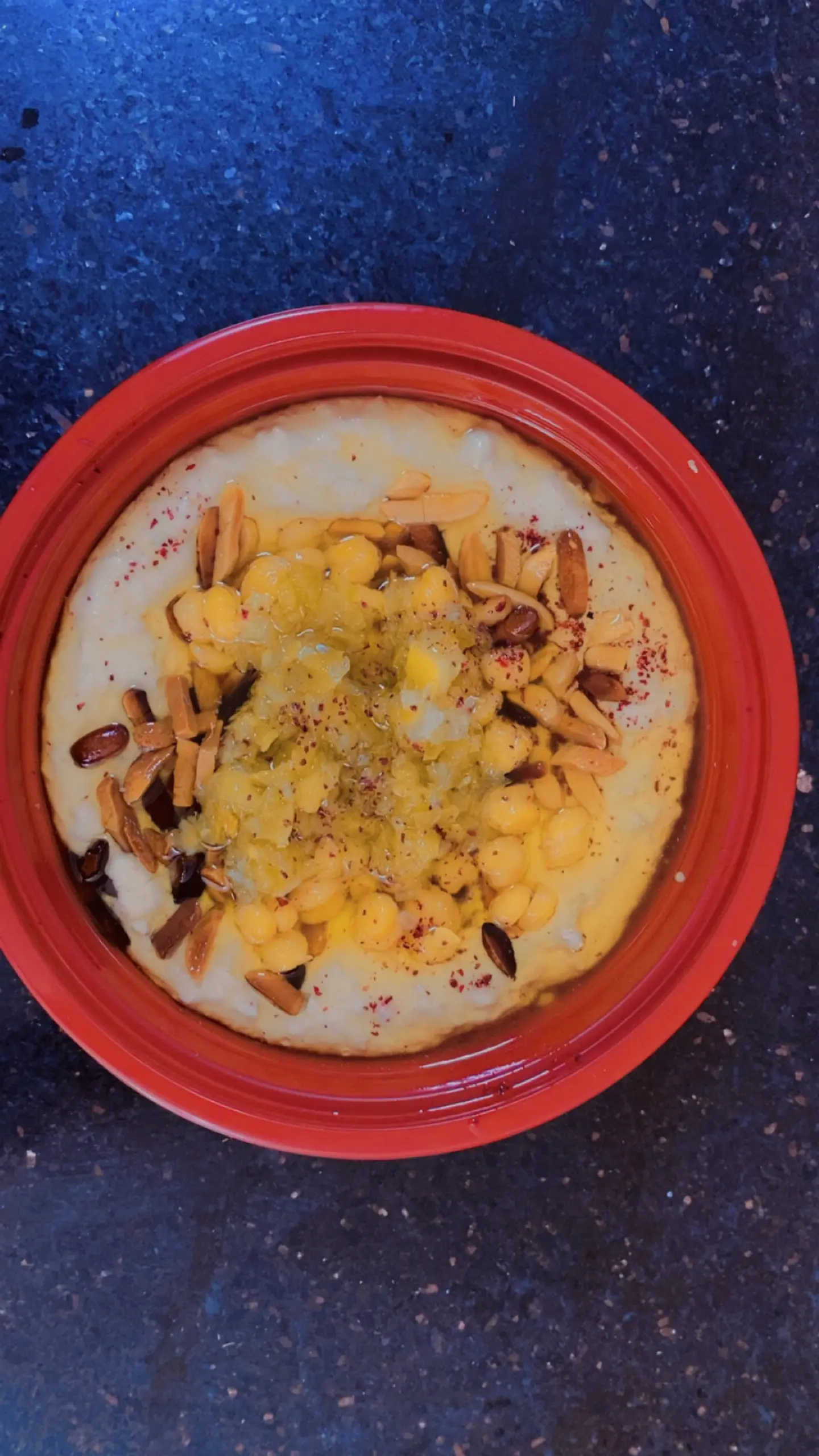 Fatteh With Oil And Nuts