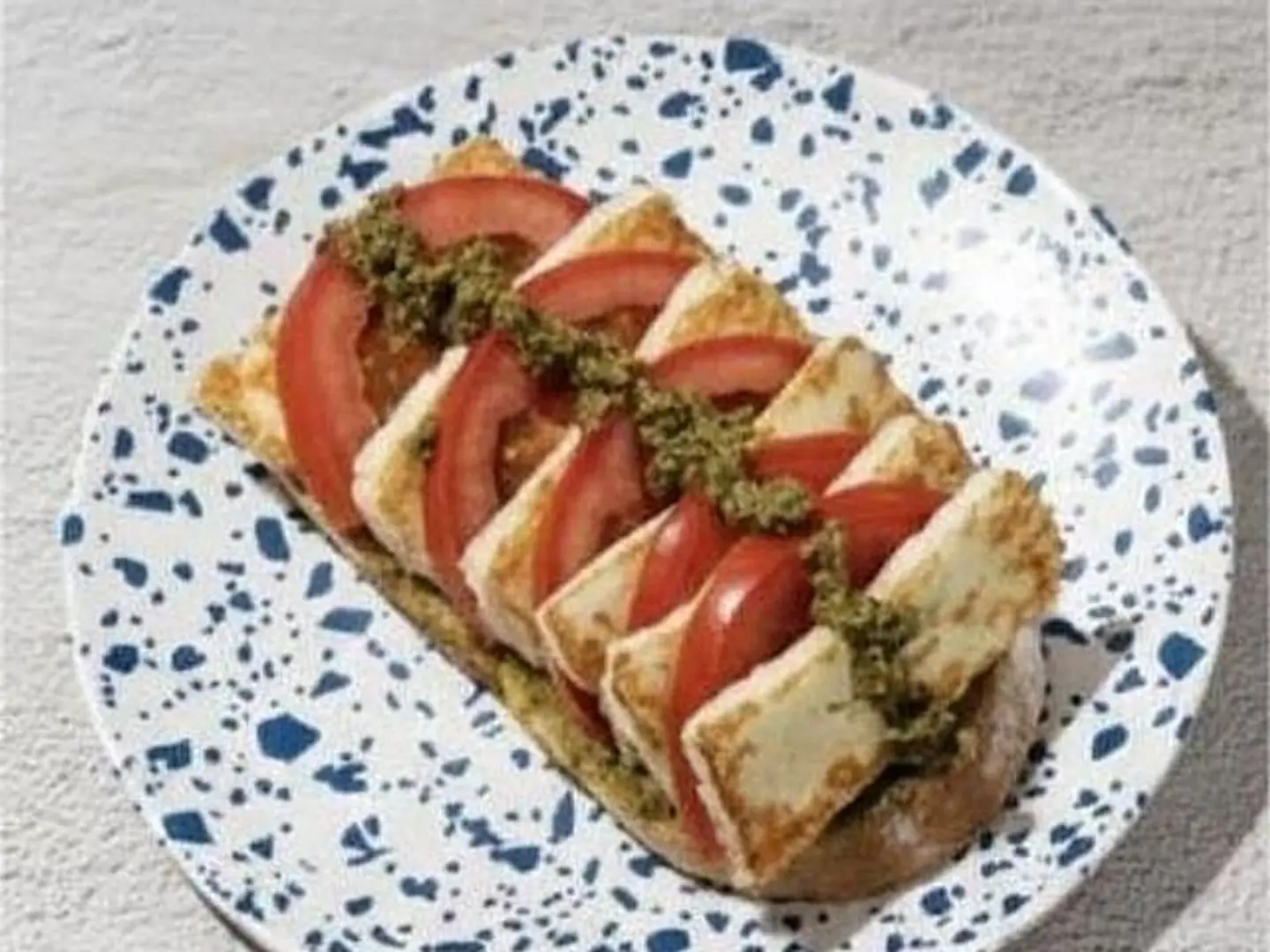 Sur Du Halloumi Pesto