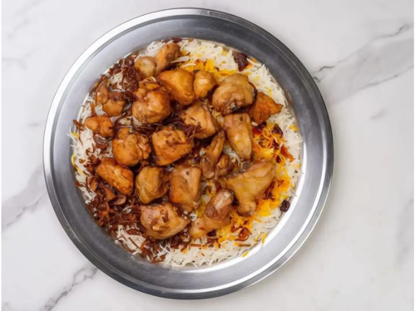 Half Mgalgal Chicken With Hadhrami Rice