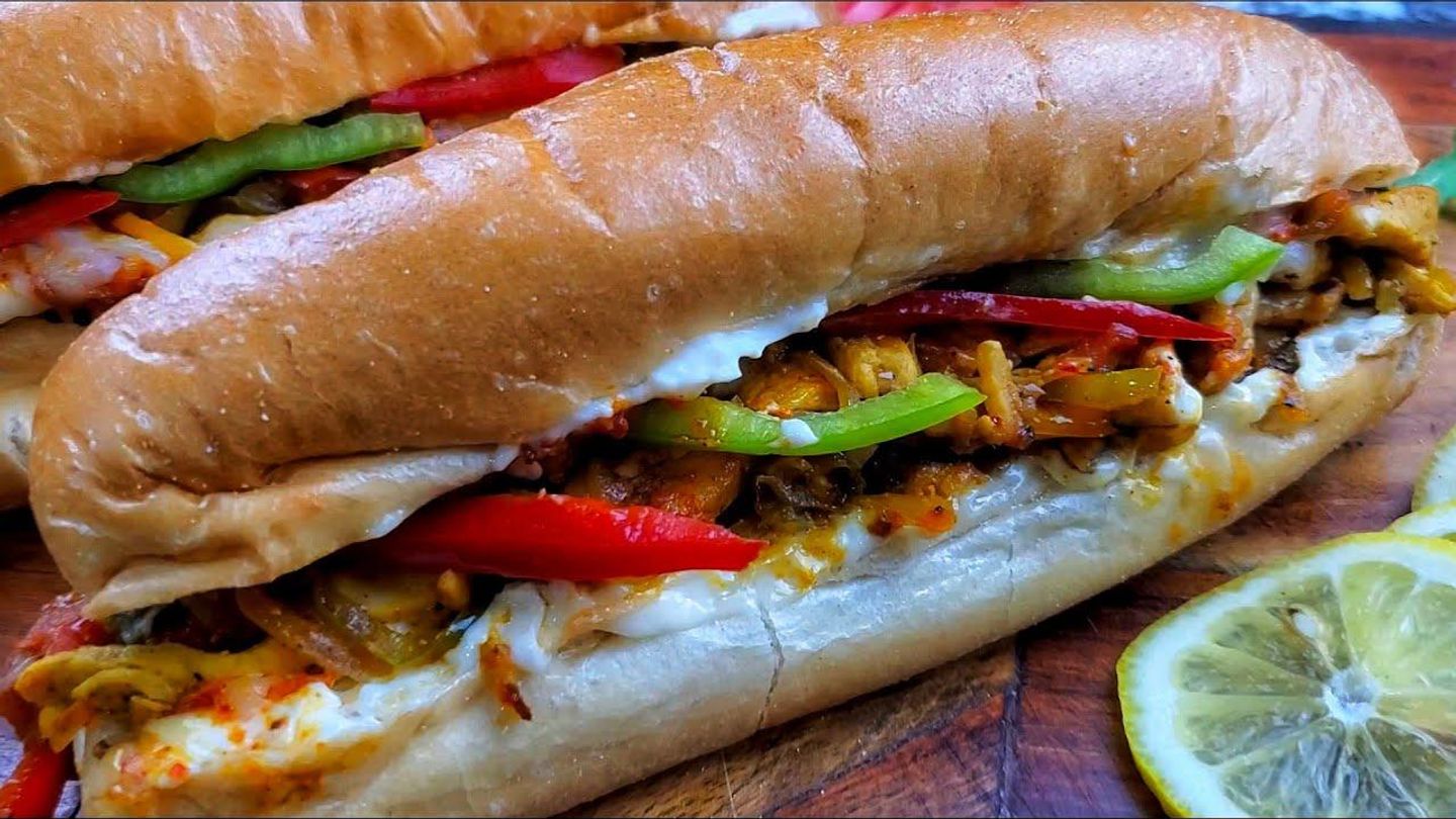 ساندوتش دجاج مكسيكي حار