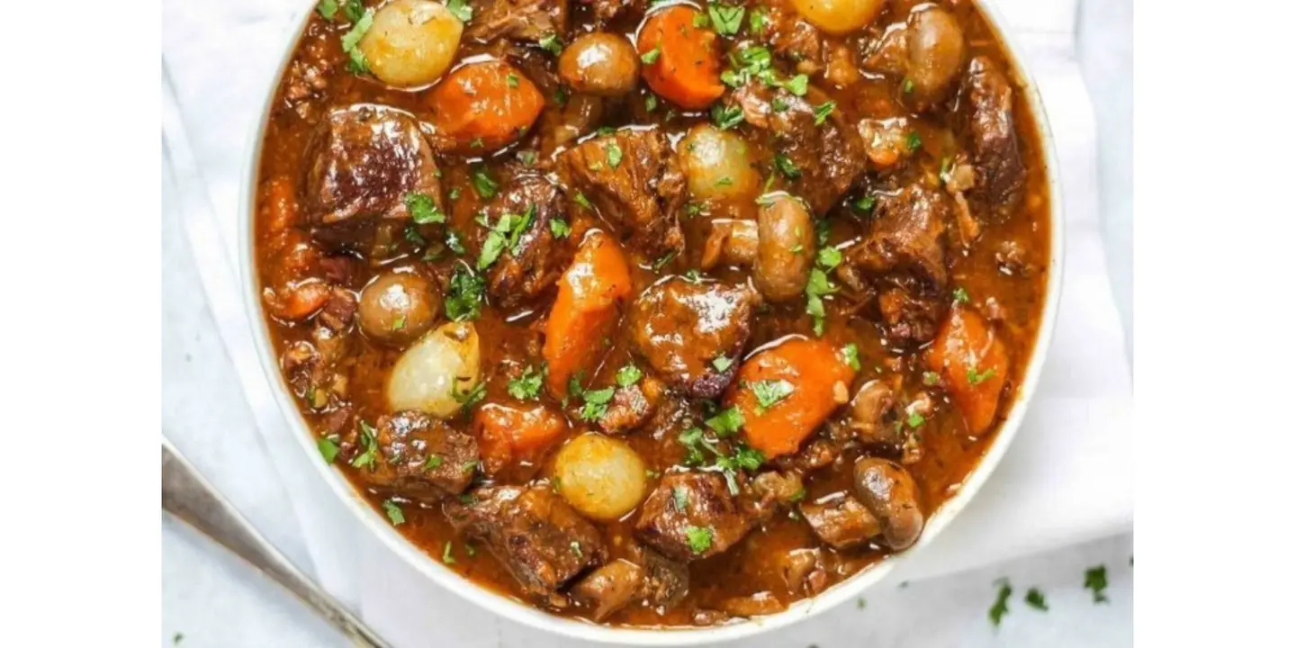 طاجن لحمة بالخضار