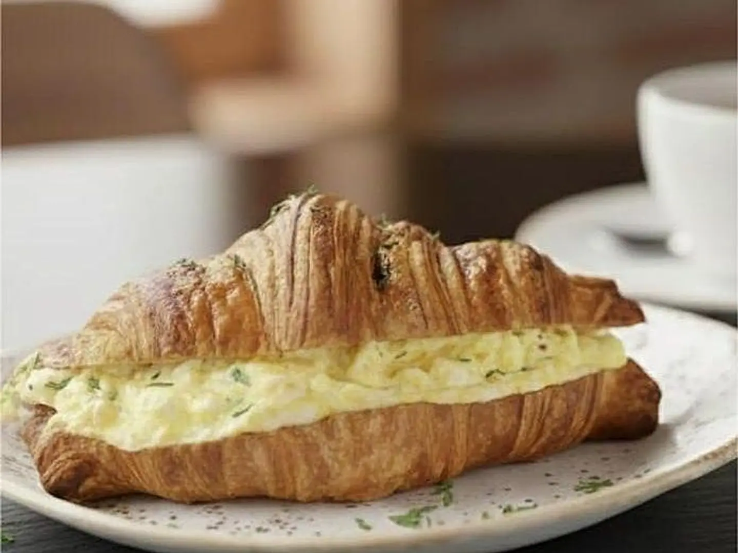 Egg Filled Croissant