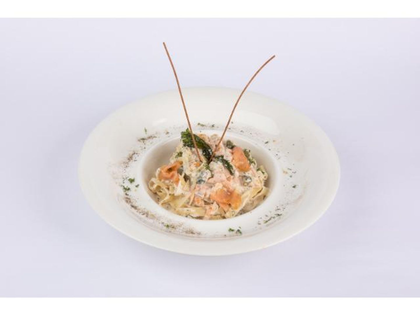 Salmon Fettuccine