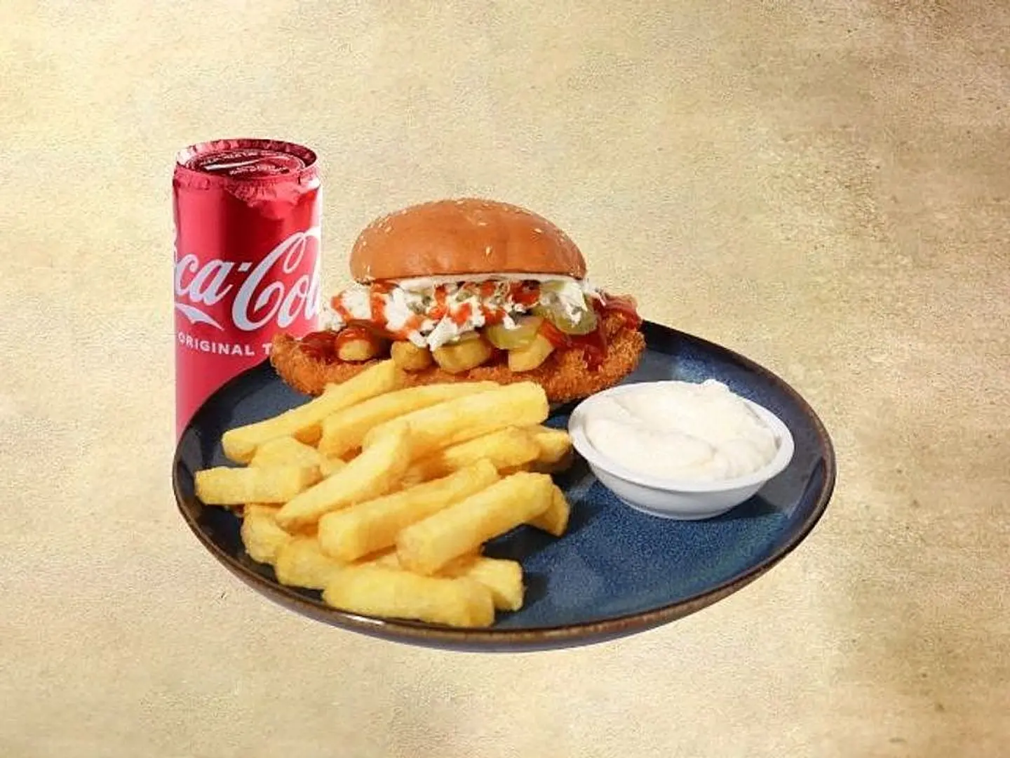 Crispy Chicken Burger Meal