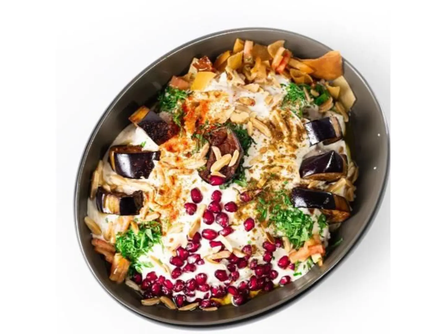 Eggplant Fatteh