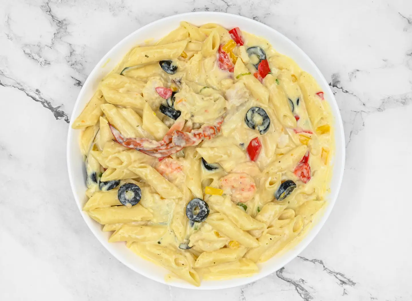 Seafood Alfredo