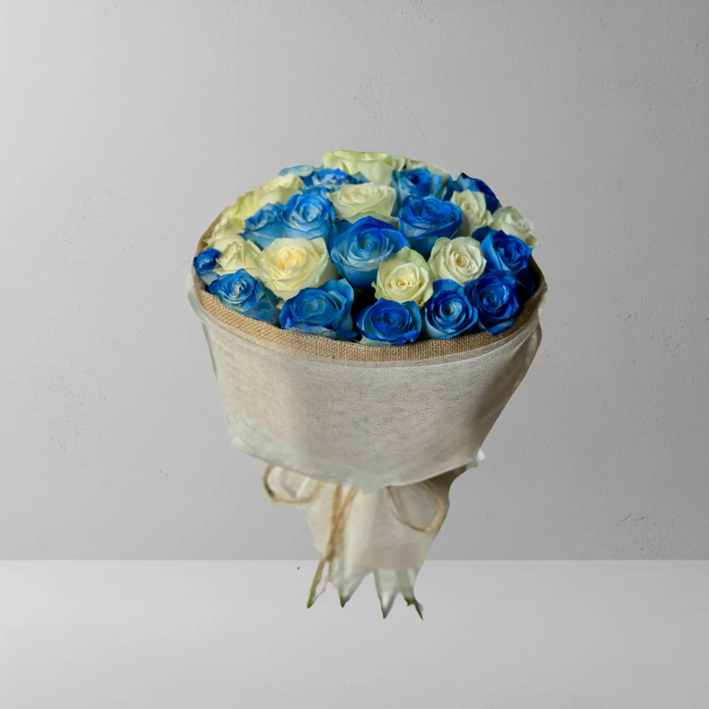 باقات ابيض وازرق