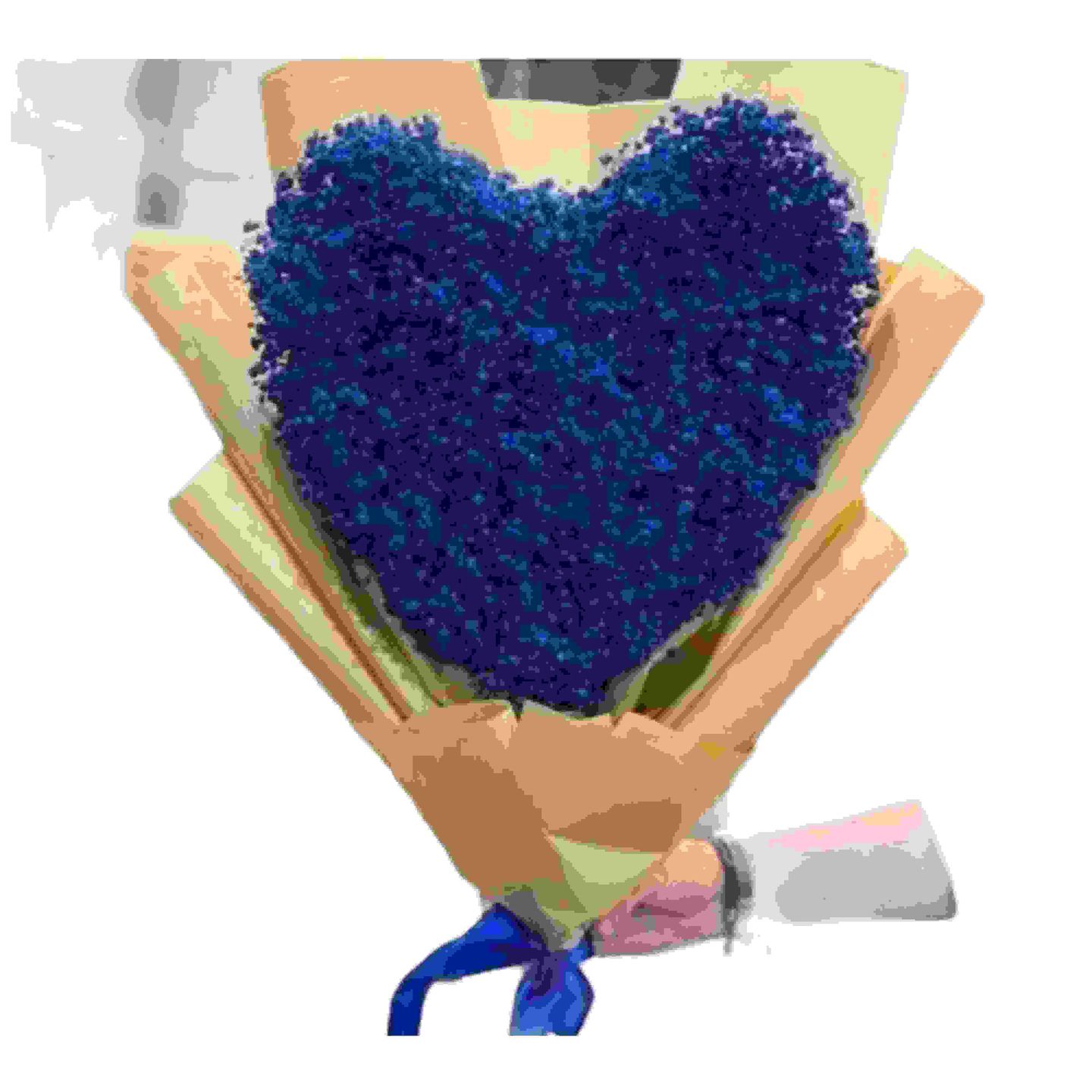 Blue Heart Bouquet