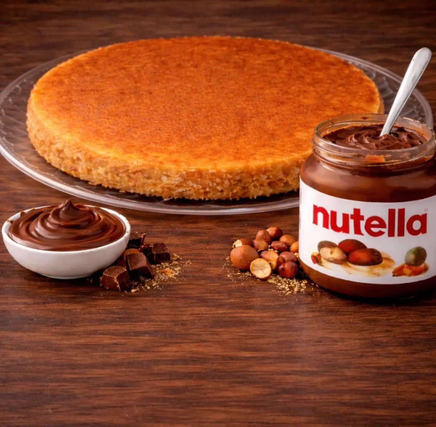 Mama’s Kunafa With Cream & Nutella Chocolate - Mama’s Kunafa With Cream & Nutella Chocolate