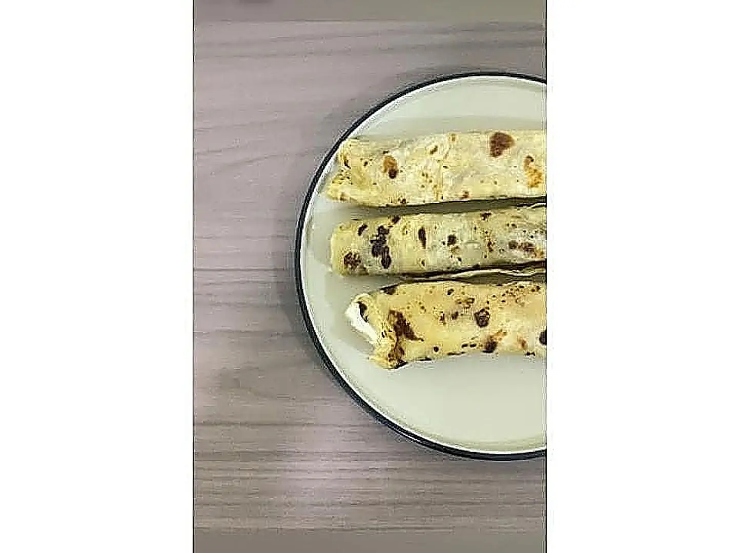 Chapati With Peanut Butter