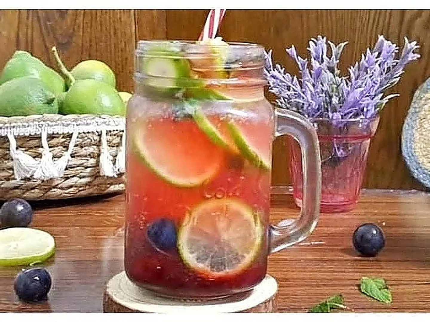 Blue Orange Mojito