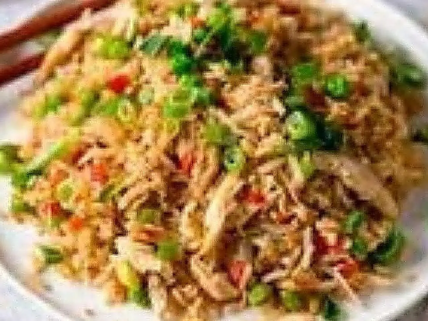 أرز مقلي بالدجاج