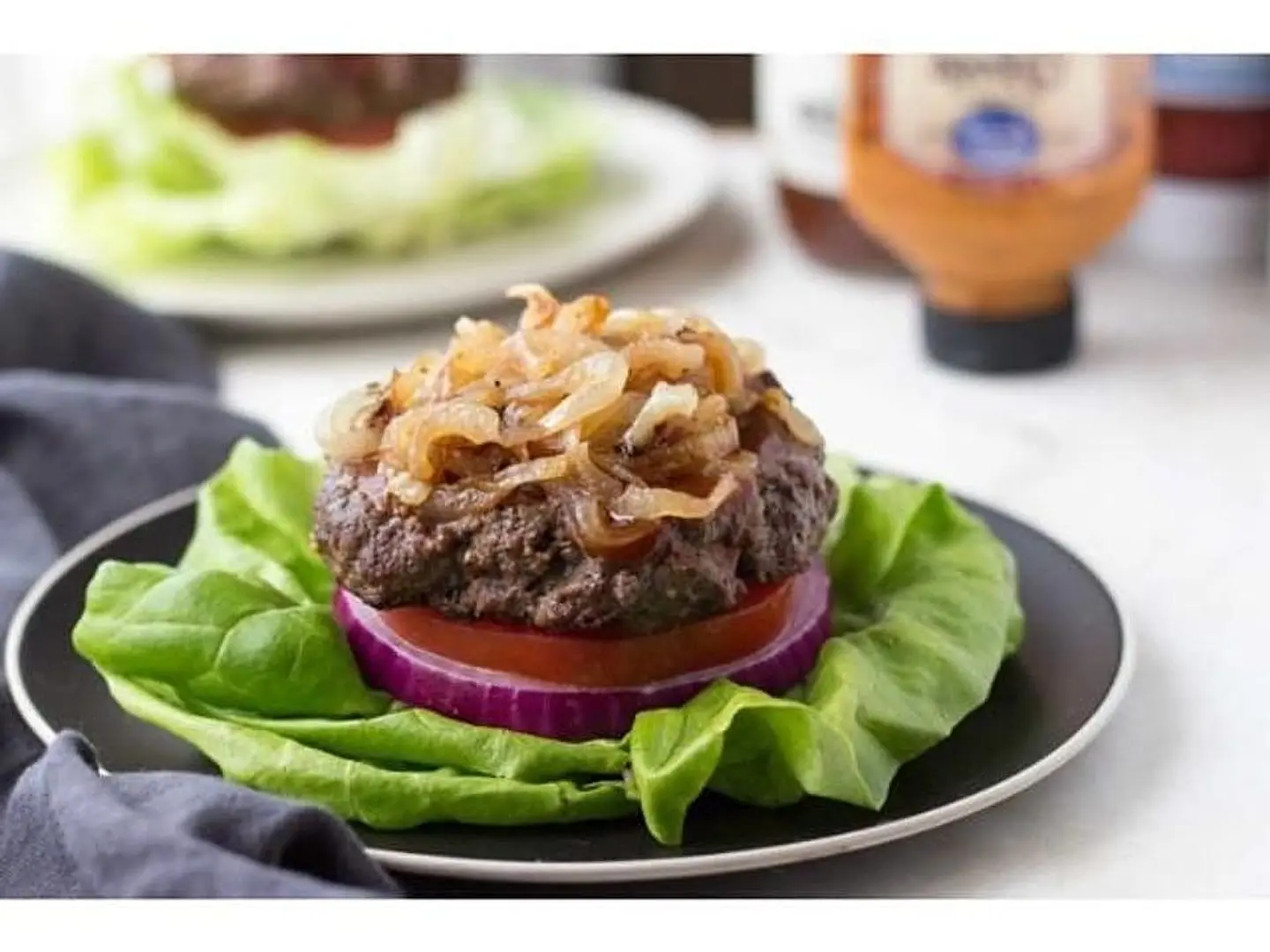 Beef Burger Salad