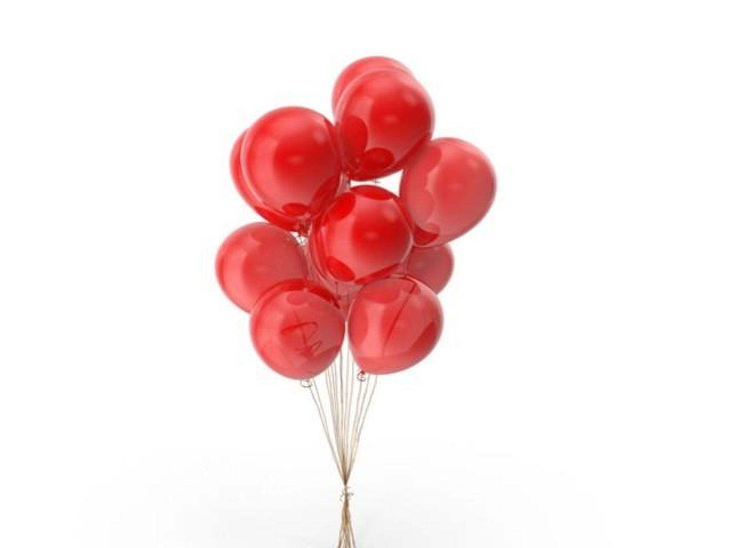 Red Helium Balloon