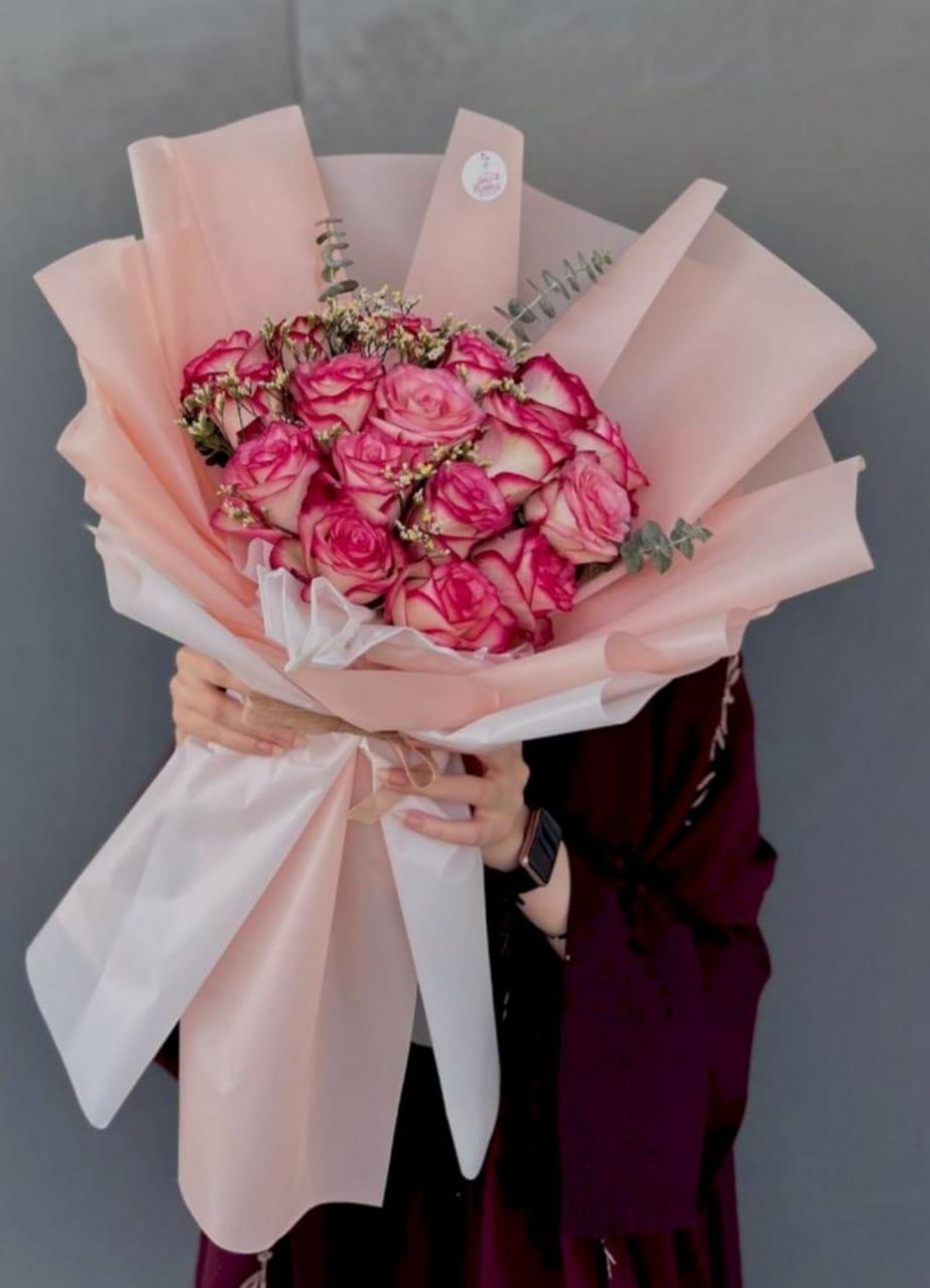 Double Color Rose Bouquet