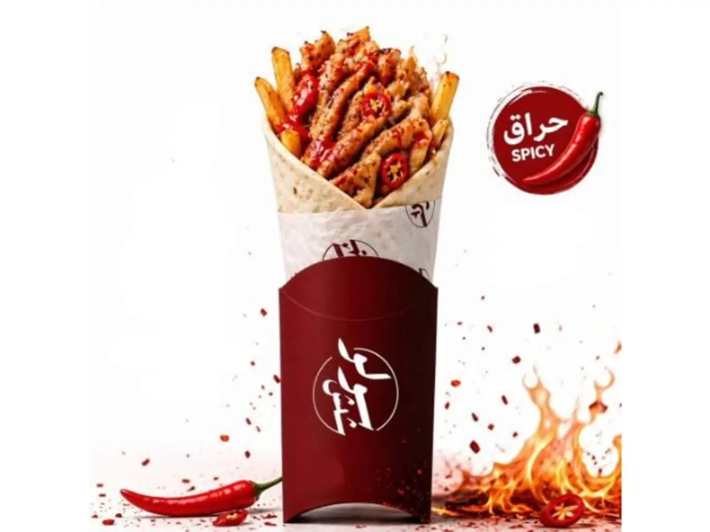 شاورما حراق كبير