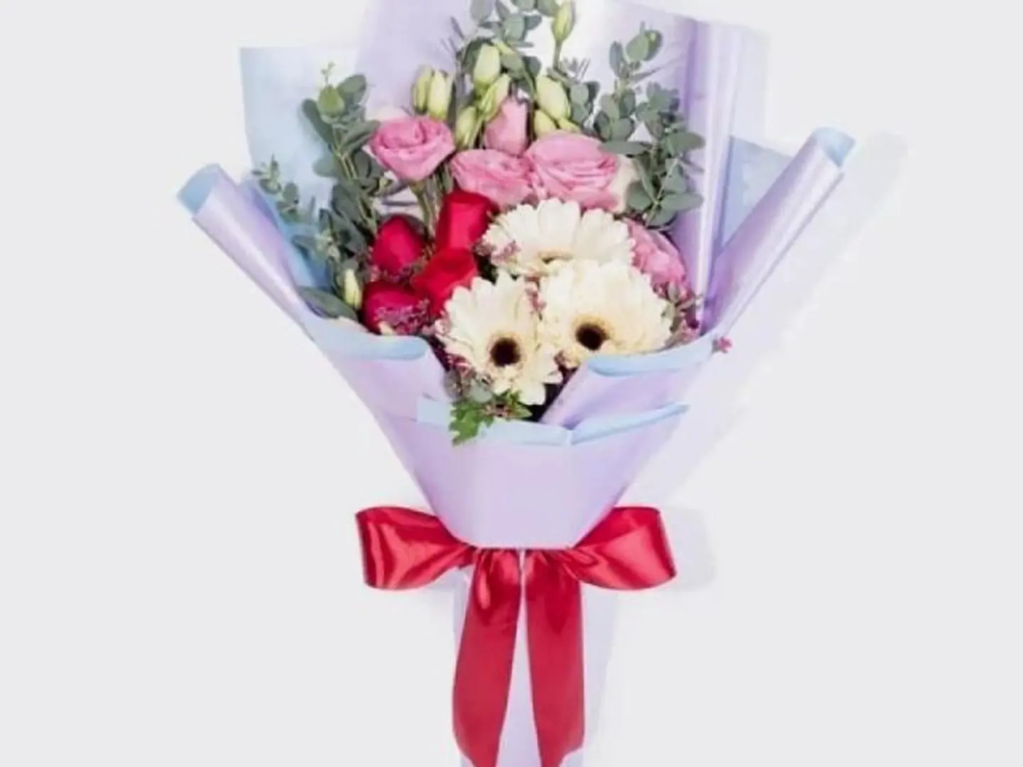 باقة الورود والجربيرا