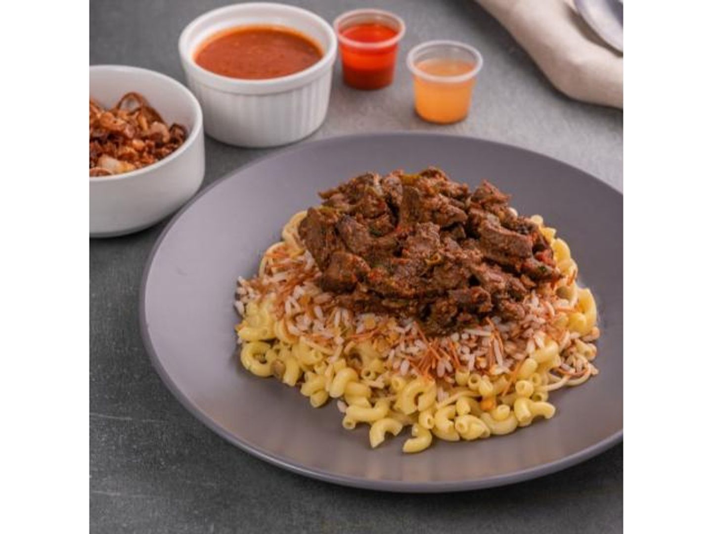 Egyptian Koshari With Liver