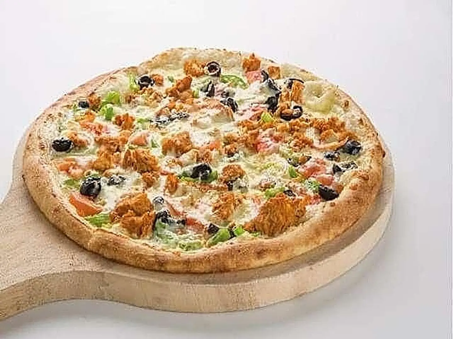 بيتزا دجاج خضار