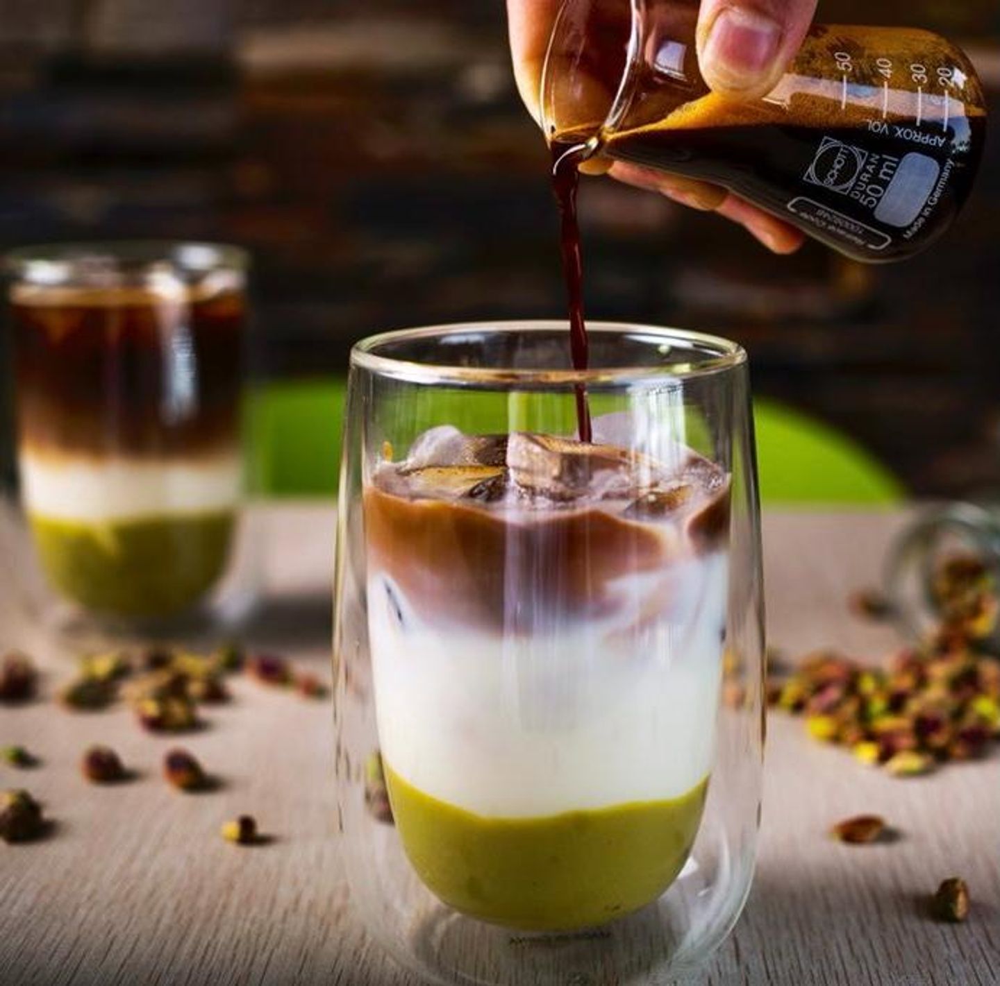Pistachio Latte Hot