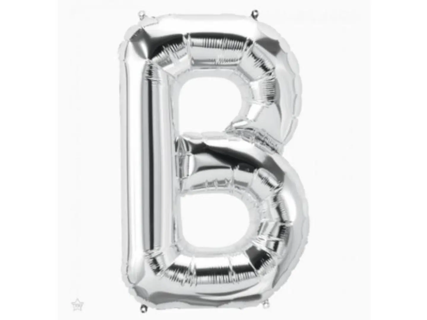 بالون هيليوم حرف فضي