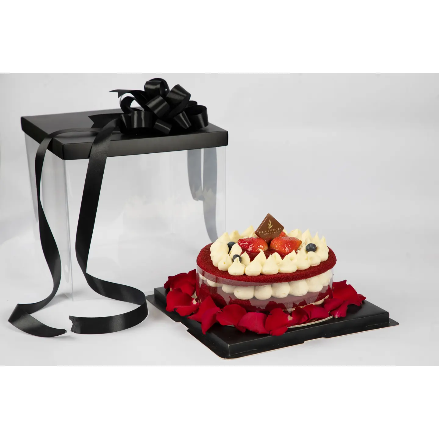 Red Forest With Gift Box